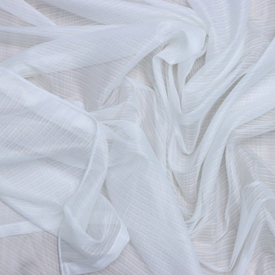 Lisa 140x260 cm Wholesale Rustic Sewn Tulle Curtain Living and Bedroom Curtains 3 Models 100% Polyester